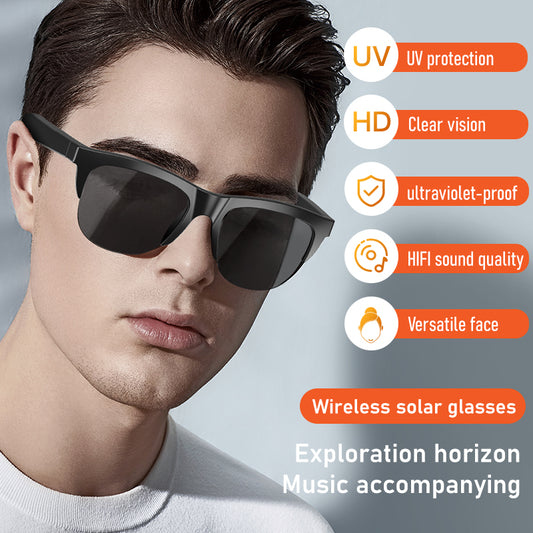 Touch Based Intelligent Bluetooth Sunglasses Business Wireless Headphones