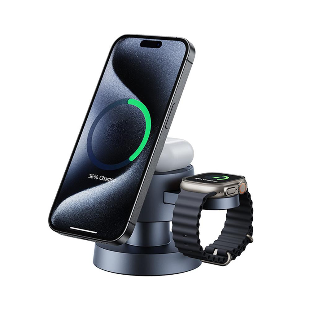 4in1 Wireless Charging Stand Mushroom Atmosphere Night Light